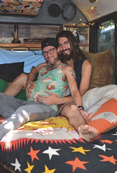 Two Men, a Dog, a Van and a Baby: A San Antonio Couple’s Trans Pregnancy Journey