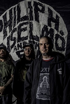 Philip H. Anselmo & the Illegals, after pushing back a tour so Anselmo could rest up from back surgery, rocked The Rock Box last night, gingerly.