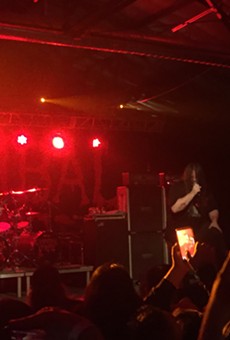 Cannibal Corpse rips into "Code of the Slashers" last night at VIBES Event Center.