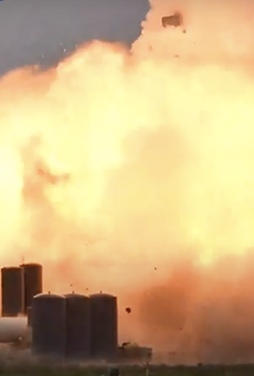 SpaceX Rocket Explodes During Test at the Company's Texas Coast Facility