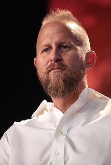 Brad Parscale appearing at a Student Action Summit in Florida.
