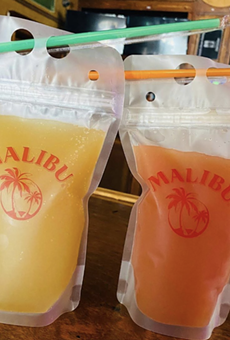 Calahan’s Pub is offering $5 Rum Punch and Blue Hawaiian cocktails to-go.