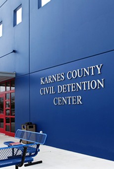 Jeh Johnson, head of the U.S. Department of Homeland Security, will tour the Karnes County detention center today