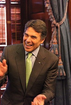 Former Texas Governor Rick Perry, back when the good times were rolling.