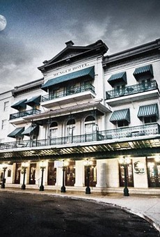 Sisters Grimm Ghost Tours take you inside the infamously haunted Menger Hotel.