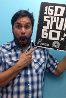 San Antonio has never been so exctied about a pizza box.