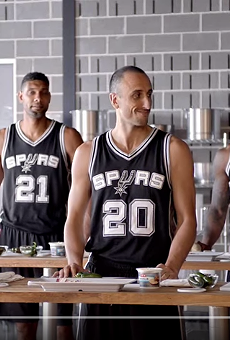 H-E-B released its new set of commercials with the Spurs.