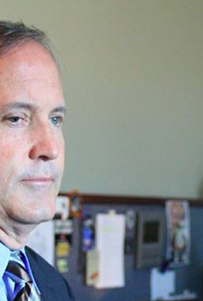 Texas Attorney General Ken Paxton contemplates all the lawsuits he's going to get to file.