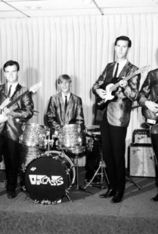 The Outcasts smile for the camera in a mid-’60s promotional photograph.