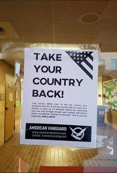 Fliers at Texas State Tell White Men to Take Back "The Country Your Ancestors Died For"