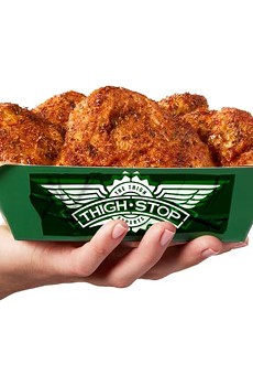 Thighstop offers easier-to-acquire thighs naked or tossed in Wingstop's signature sauce.