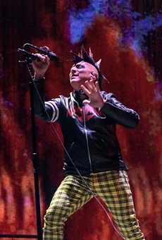 Tool singer Maynard James Keenan performs at the AT&T Center in 2019.
