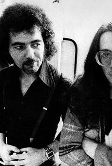 Burke Shelley (right) was the only constant member of pioneering hard rock band Budgie.