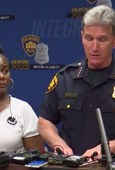 Adrienne House joined Chief McManus at the Wednesday press conference.