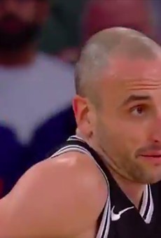 Manu Ginobili Tried Passing the Ball to LaMarcus Aldridge and Ended Up Scoring