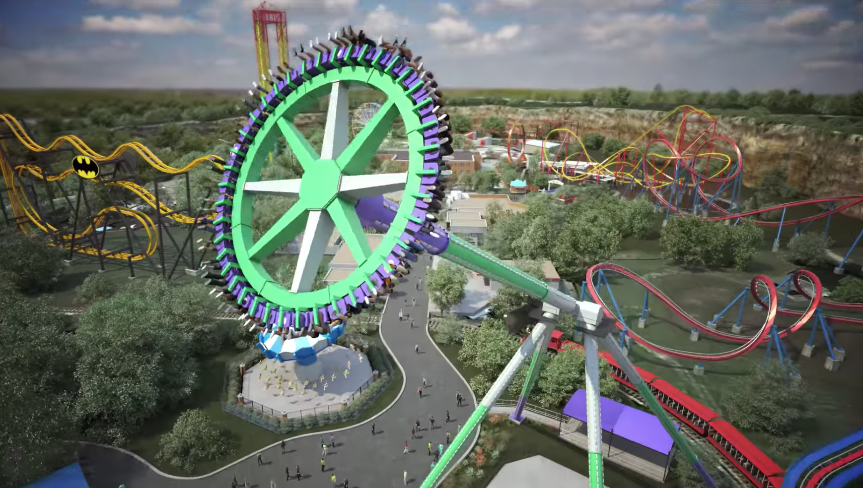 Six Flags Fiesta Texas Teases Wicked Fast Pendulum Ride Inspired By The  Joker | Arts Stories & Interviews | San Antonio | San Antonio Current