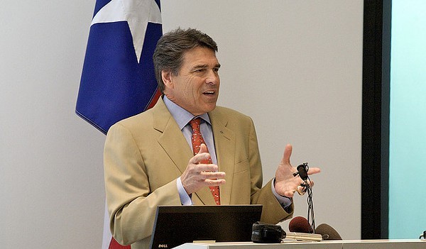 Perry's presidential campaign received some bad news yesterday. - VIA FLICKR USER ED SCHIPU
