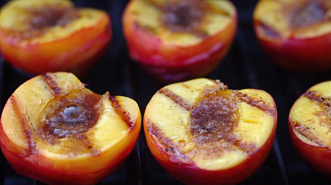Grilling fruit intensifies its sweetness and helps release natural juices.