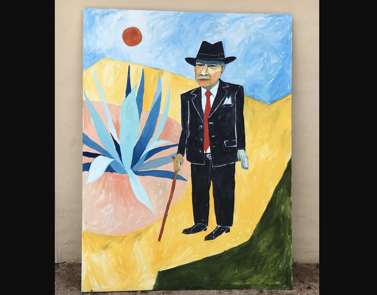 Cruz Ortiz's Painting of Chicano Scholar Tomás Ybarra-Frausto Acquired