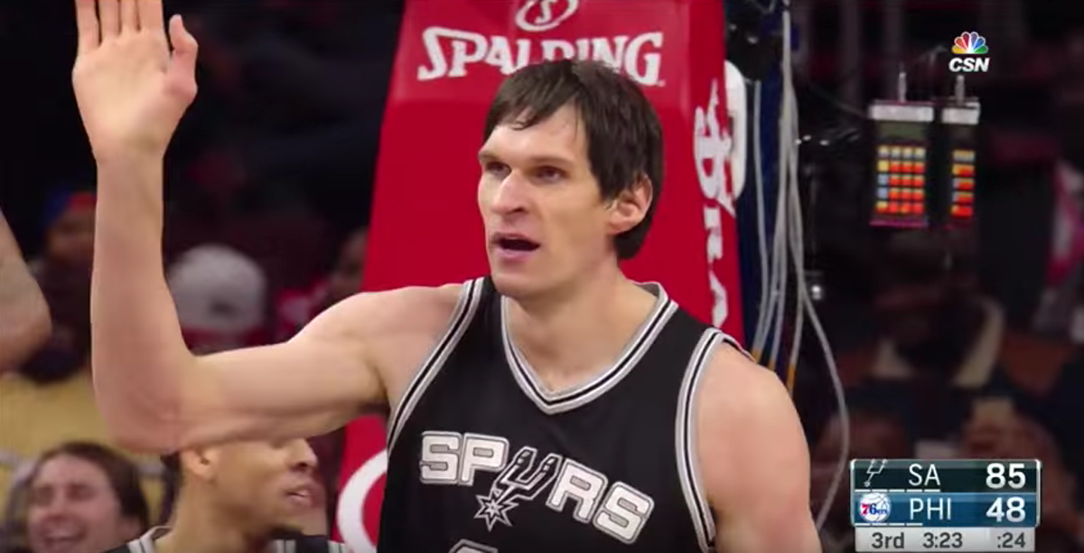 Photos: Spurs' Boban Marjanovic's humongous hands are the size of