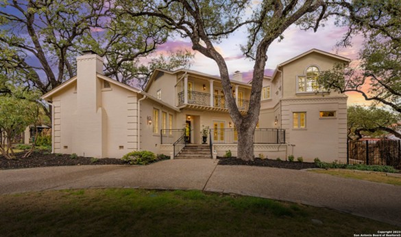 This 1937 Alamo Heights home was remodeled to have four separate living areas