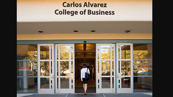The Carlos Alvarez College of Business will be the first named school at UTSA.