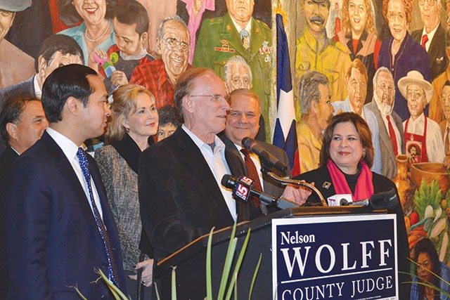 Victorious in their Democratic primary elections, incumbent County Judge Nelson Wolff and state Sen. and lieutenant governor candidate Leticia Van de Putte avoid May runoffs—but not everyone was so lucky. - Mary Tuma