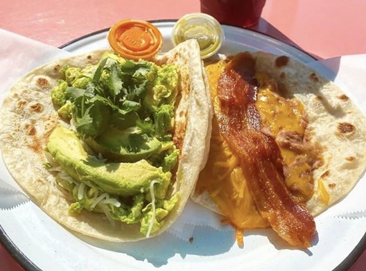 The Irma from Con Huevos
You enjoy luxury and aren’t afraid to treat yo’self to the finest that life has to offer — and that includes tacos. We’re willing to bet you’re known as the achievement-oriented and natural leader of your friend group. 
Photo via Instagram / conhuevostacos