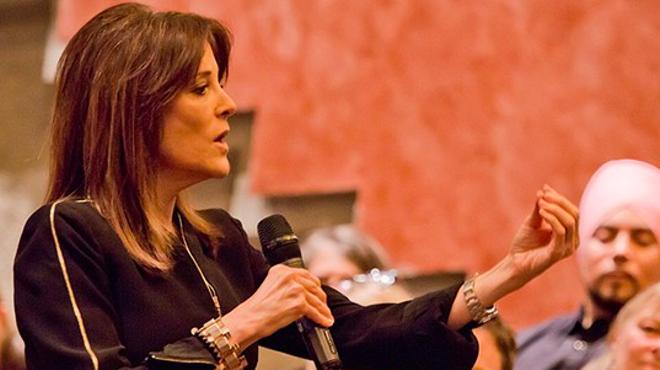 Why Marianne Williamson won’t let the haters stop her from casting her strange magic in America