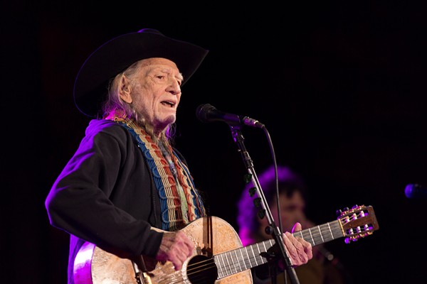 Willie Nelson at his three-day residency at Whitewater Amphitheater in New Braunfels - JEFFREY BURTON