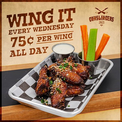 Wing It Wednesday at Gunslingers